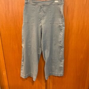 Coldwater Creek Wide Leg Jeans in Faded Blue